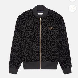 Fred Perry x Miles Kane Leopard Print Track Jacket - Miles Leopard - Small